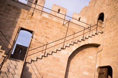 Bir kale merdiven detay almak