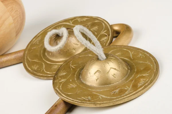 Set of finger cymbals — Stock Photo, Image