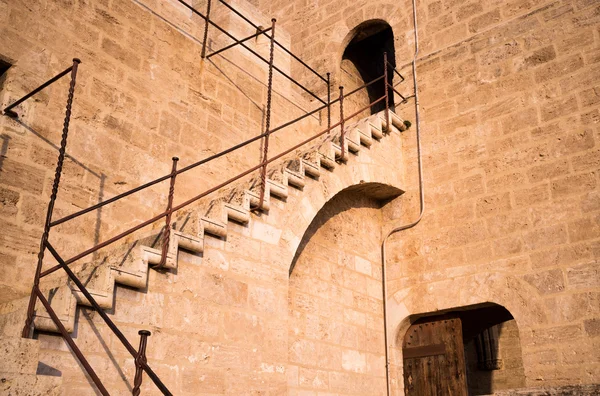 Détail prise d'un escalier du château — Photo