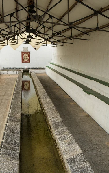 Interiören i en traditionell washhouse — Stockfoto