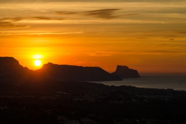 altea defne üzerinde gündoğumu