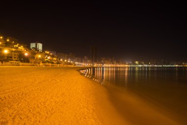 Benidorm plaj manzarası