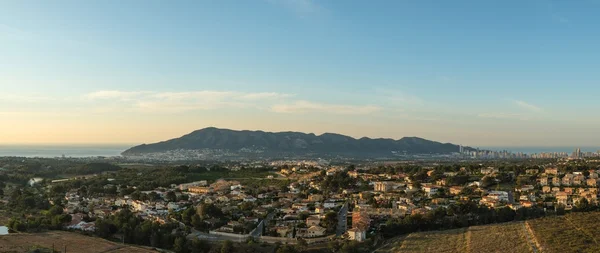 Costa blanca panorama — Zdjęcie stockowe