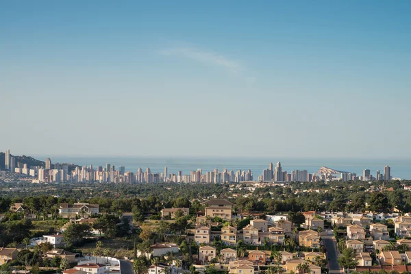 Vista sullo skyline di Benidorm — Foto Stock