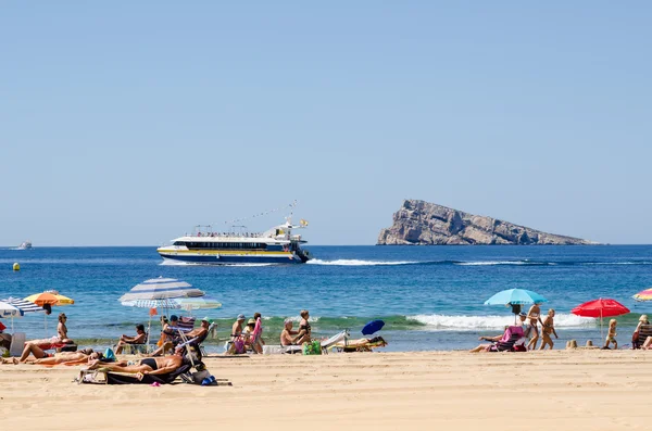 Benidorm beach — Stok fotoğraf