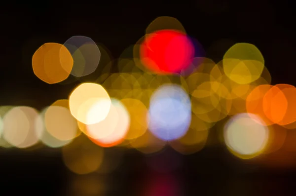 Luces de ciudad desenfocadas —  Fotos de Stock