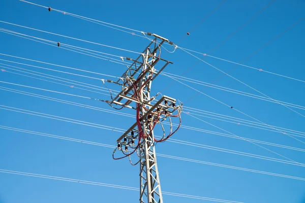 Large electricity pylon — Stock Photo, Image