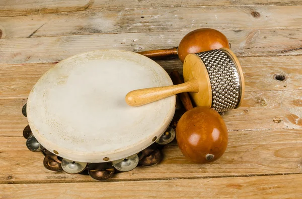 Small percussion instruments — Stock Photo, Image