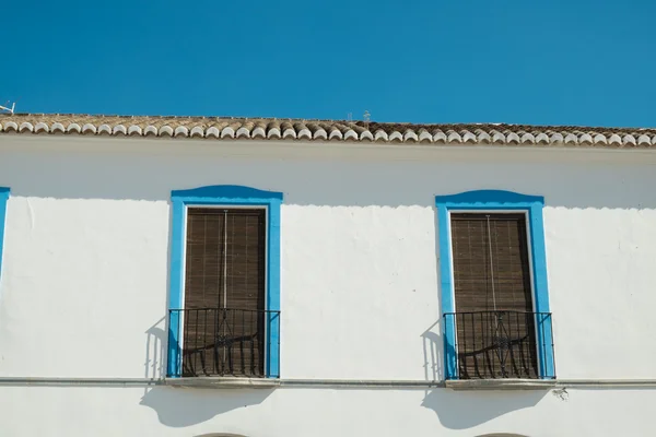 Detalhe da fachada andaluza — Fotografia de Stock