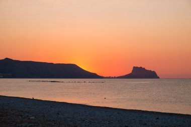 Altea bay Sunrise