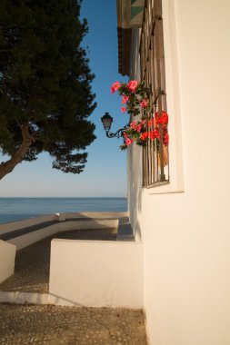 narrow Altea old town street
