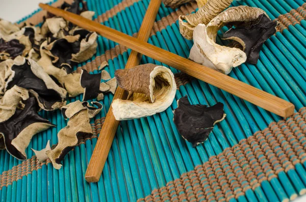 Sortiment sušené houby — Stock fotografie
