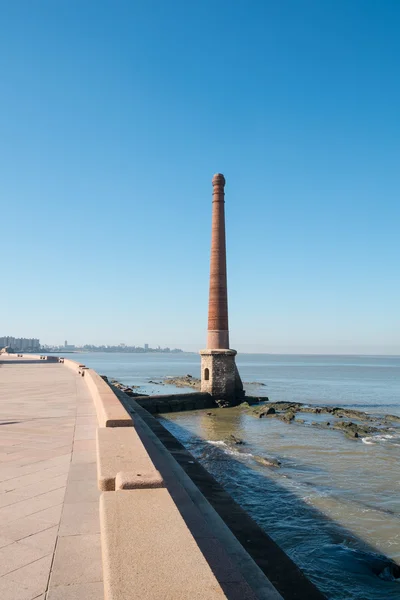 Strandpromenade von Mondevideo — Stockfoto