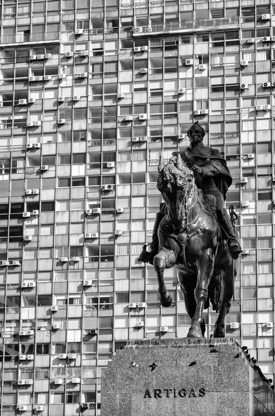 Montevideo downtown view — Stock Photo, Image