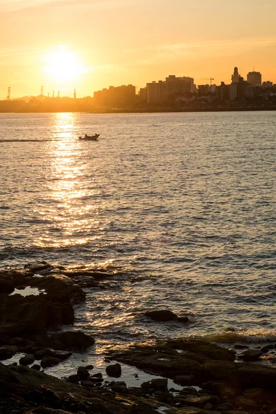 Montevideo gün batımı görünümü — Stok fotoğraf