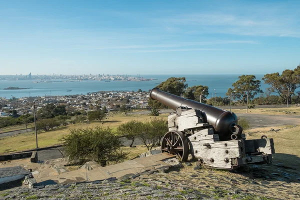 Montevideo från fästningen hill — Stockfoto