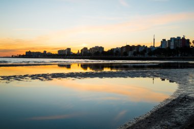 Montevideo manzarası görünümü