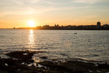 Montevideo manzarası görünümü