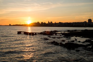 Montevideo manzarası görünümü