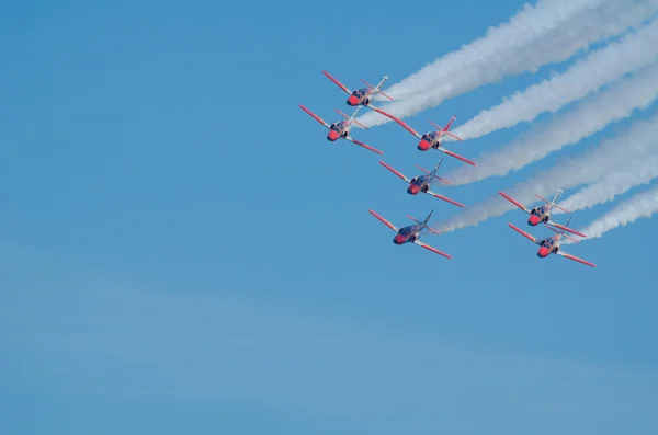 Patrulla 아 길 라 곡예 비행 중대 — 스톡 사진