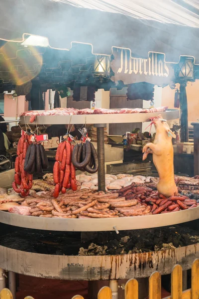 Comida en la feria medieval — Foto de Stock