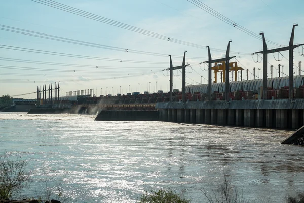 Barragem da central eléctrica de Salto — Fotografia de Stock