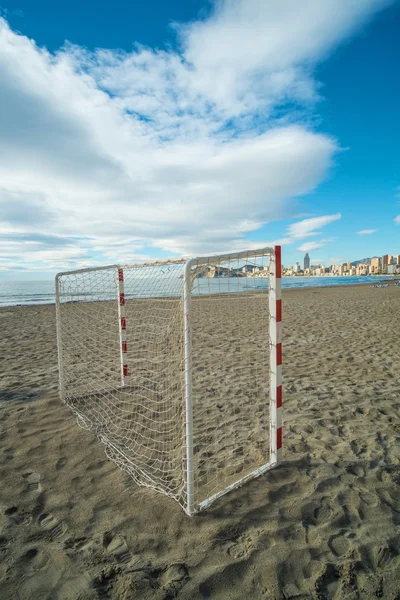 Beach soccer equipment — Stock Photo, Image