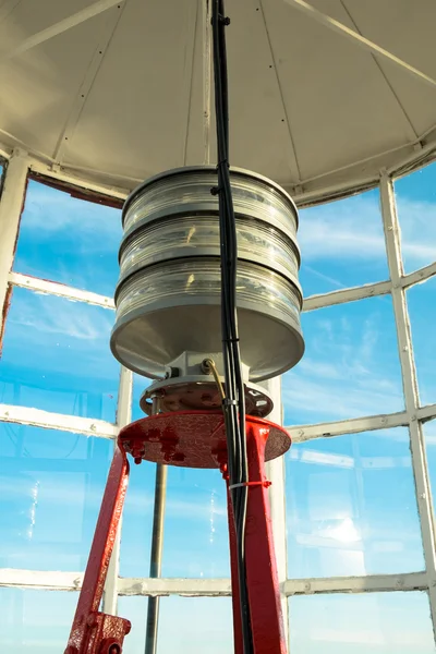 Im Inneren eines Leuchtturms aus nächster Nähe — Stockfoto
