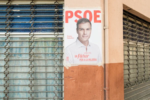 Spain 2015 elections poster — Stock Photo, Image