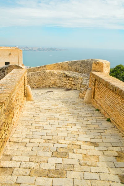 Vue forteresse d'Alicante — Photo