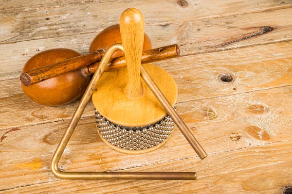Small percussion instruments — Stock Photo, Image