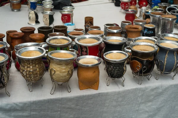 Tasses de maté traditionnel — Photo