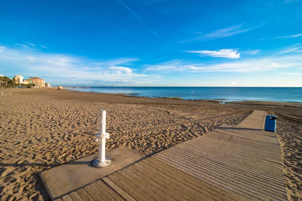 Torrevieja vista sulla spiaggia — Foto Stock