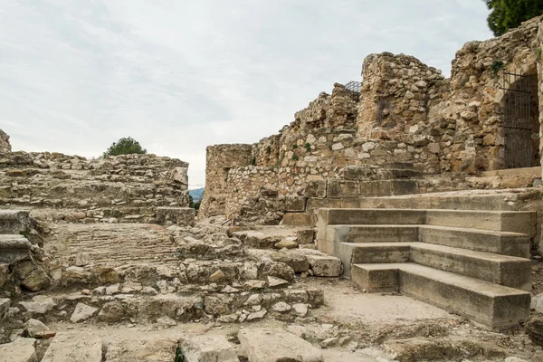 Denia castle remains — Stock Photo, Image