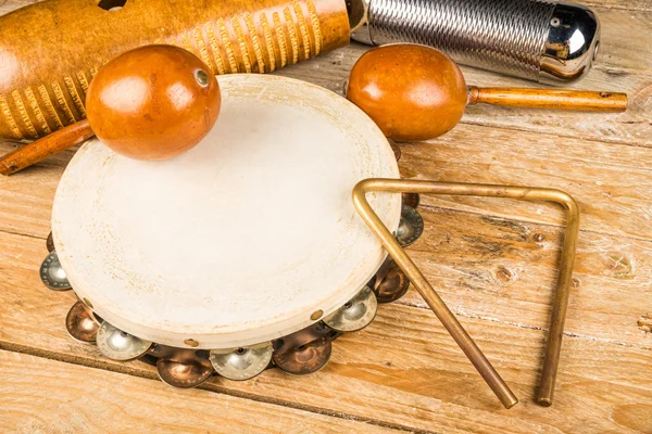 Small percussion instruments — Stock Photo, Image