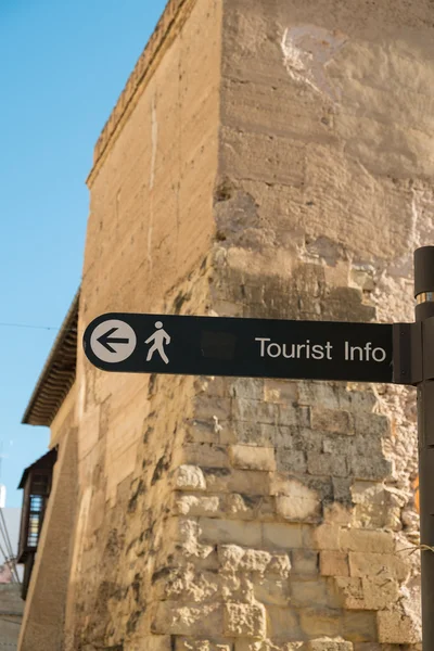 Turistinformationsskylt — Stockfoto