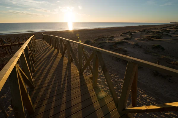 Guardamar vista sulla spiaggia — Foto Stock