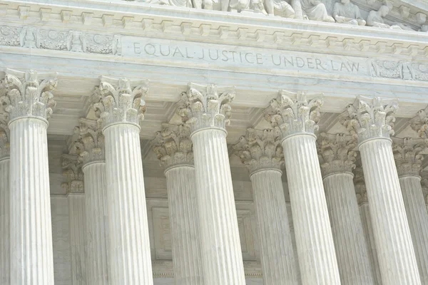 Supremo Tribunal dos Estados Unidos com Texto — Fotografia de Stock