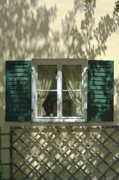 Shady Side of a German House — Stock Photo, Image