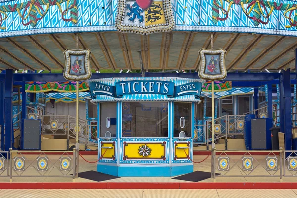 Amusement Ticket Window Stock Photo