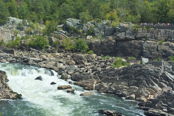 Great Falls Park på Potomac River — Stockfoto