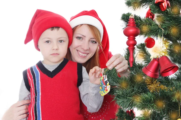 Moeder en kleine jongen — Stockfoto