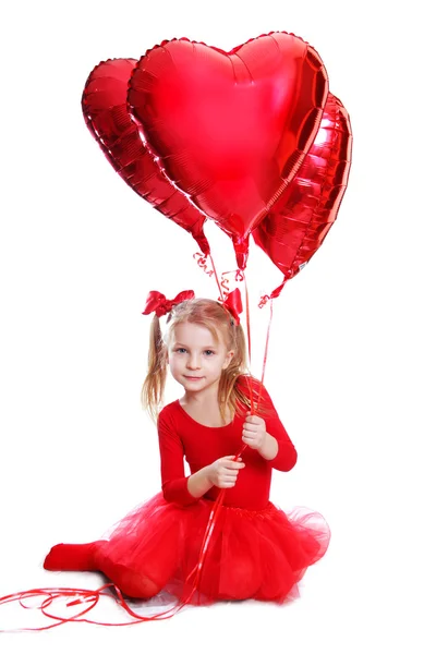 Girl dressed like Ballerina — Stock Photo, Image