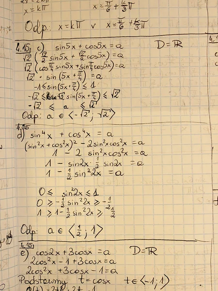 Math — Stock Photo, Image