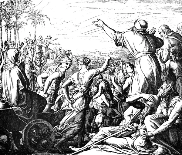 Cyrus uwalnia Żydów — Zdjęcie stockowe