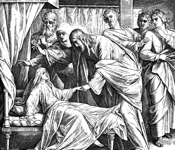 Jezus grootbrengen van Jairus ' dochter — Stockfoto