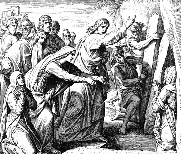 Ο Ιησούς καλεί τον Λαζάρου — Φωτογραφία Αρχείου