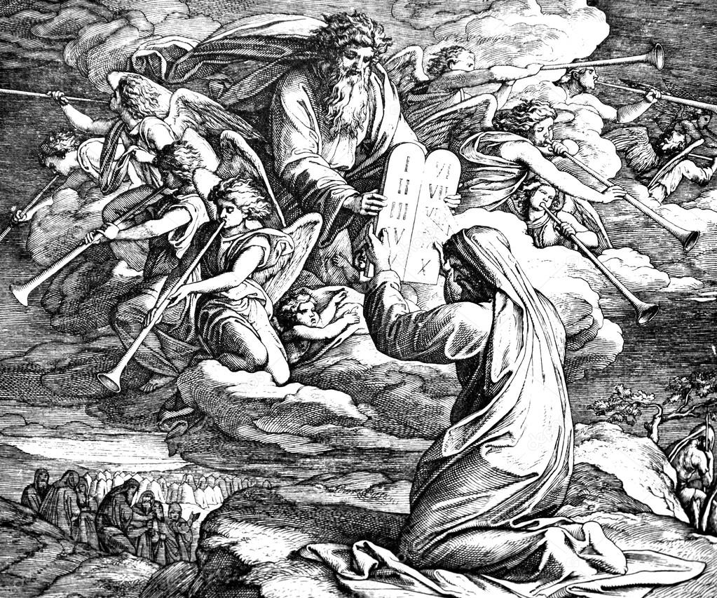 Moses Receives 10 Commandments