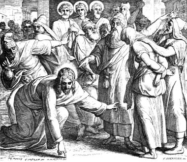 Kadın zina yakalandı 