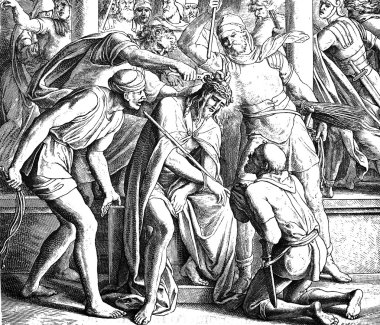 İsa ile dikenli taç